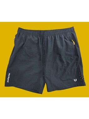 Northyard Mens Lightweight Black Shorts XXL
